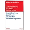 Arbeitsbuch zur betriebswirtschaftlichen Entscheidungslehre