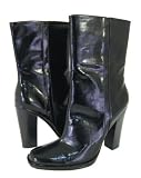 Nine West - Nine West Delgado Black Patent Mid Heeled Boot