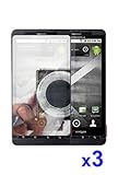 3-Pack Motorola Droid X MB810 Combo Mirror Screen Protector for Motorola Dr ....