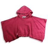 Wild Mango - Girls Hoodie Sweater Poncho, Berry