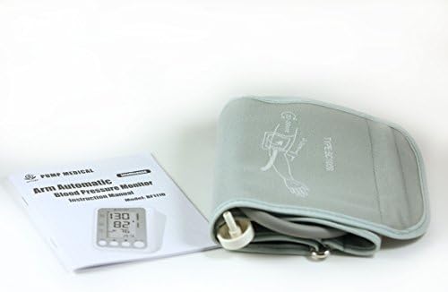 Pump Medical Upper Arm Fully Automatic Blood Pressure Monitor - Memory, IHB, WHO - Model: BF1110 (White/Grey)