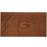 NCAA Georgia Bulldogs Tan Leather Checkbook Cover