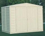 DuraMate 8' x 6' Vinyl Storage Shed with Free Window Kit