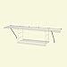 Closetmaid 24 In. Hanging Steel Wire Shelf for Laundry Rooms or Closets in Classic White