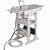 No Crank Outdoor Sink Station with Water Powered Retractable Garden Hose Reel #SK241501