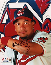 Manny Ramirez Autographed / Signed Cleveland Indians Baseball 8x10 Photo