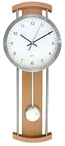 Timekeeper Products LLC 24-By-9-Inch Glass and Wood Pendulum Clock