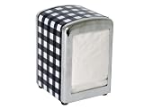 Present Time - Cn920Bk - Distributeur de Serviettes Picnic Noir - 50 Serviettes Incluses - 9X10X14 cm