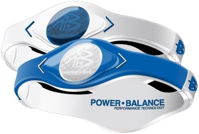 Power Balance Game Day Silicone Wristband - Genuine - Blue / White