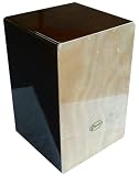 NEW CLEARWATER CAJON BOX DRUM WITH SNARE + GIGBAG IN BLACK HIGH GLOSS FINISH ppcbl