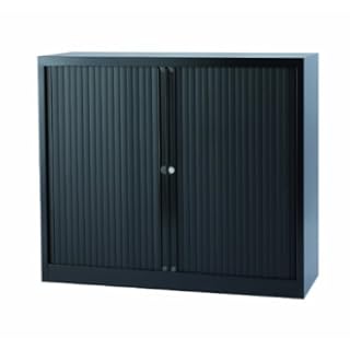 BISLEY ROLLADESCHRANK ROLLLADENSCHRANK AKTENSCHRANK BÜROSCHRANK EURO SCHRANK SCHWARZ