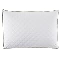 Quilted Density Pillow - White