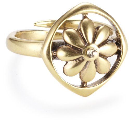 Pilgrim Damen-Ring Verstellbar Pinwheel Vergoldet, Braun 506-504 Preisvergleich