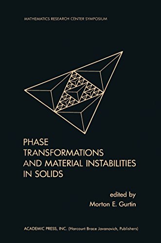 Phase Transformations and Material Instabilities in Solids (Publication of the Mathematics Research Center, the Univ of Wisconsin--Madison, No 52)
