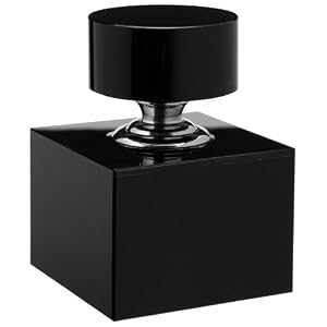 Zodax Modern Morocco Hand Made Glass Perfume Bottle, Black Zodax Modern Morocco Hand Made Glass Perfume Bottle, Black