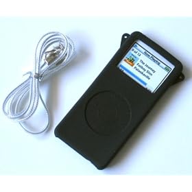 I-pod iPod Nano Silicone Case Skin (Black)
