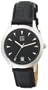 ESQ by Movado Men's 7300770 Folio Ion Plated Black Dial Leather Strap Watch