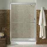 KOHLER K-702206-G54-MX Fluence Frameless Bypass Shower Door, Matte Nickel