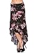 Frumos Womens Fold Over Long Maxi Hem Wrap Style Skirt