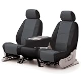 COVERKING CSCQ14HM7001 CUSTOM SEAT COVER (1 ROW) PREMIUM LEATHERETTE MEDIUM GRAY... by Coverking