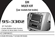 Metra 95-3302 05-07 Gm/chvy/saturn/pontiac Double Din In-dash Receiver Mounting Installation Kit