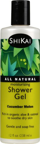 Shikai Cucumber Melon Shower Gel, 12-Ounce Bottle (Pack of 3)