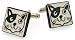 Handmade ceramic Kitty cat cufflinks