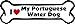 Imagine This Bone Car Magnet, I Love My Portuguese Water Dog, 2-Inch by 7-Inch