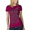 Merona&reg; Women's Houndstooth Screen Print Short Sleeve Tee - Pink