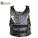 Men's Bulletproof Design Cowhide Leather Vest