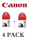 Canon PGI-5 BK 4-Pack Pigment Black Ink Tanks for MP800 MP830 MP810 MP800 MP500 MP610 MP600 MP530 MP520 MP510 MX850 MX700