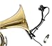 AV-JEFE PMM22 Professional Wind Instrument Microphone for Audio-Technica Wireless Systems_with Mini Shock Mount Holder; Great for Horns, Trumpets, Clarinets, Saxophones, and Drums