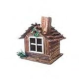 クリスマスデコレーション　ハウス　１窓　15x13xH17cm