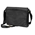 Cool Bananas OldSchool Class1 Ledertasche f�r MacBook Pro 33,7 cm (13,3 Zoll) und 39,1 cm (15,4 Zoll) schwarz