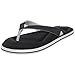 adidas Women's Juuvi FitFOAM Slide Sandal,Black/Metallic Silver/Running White,7 M US