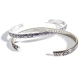 Sisters Make the Best Friends Sterling Silver Cuff Bracelet