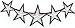 Biker Patch ~ 5 Star Patch ~ Rare Authentic Patch ~ Approx 6 X 1.5 [Apparel]~ Perfect for Any Harley Davidson Fan
