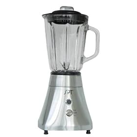 Sunpentown CL-511 Square-Base Stainless-Steel Blender with 1-1 2-Liter Glass Jar by Sunpentown