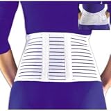 FLA Cool & Lightweight 7 Lumbar Sacral Back Support. Small. White "