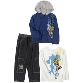 Transformers  Boys 2-7 3 Piece Pant Set