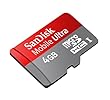 SanDisk SDSDQY-004G-U46A Ultra Carte M�moire microSDHC bicolore avec Adaptateur 4 Go