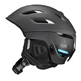 Salomon Allium 08 Custom Air Ski Helmet (Black Matt Silver - X-Small - Small)
