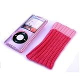 Pink iPod Nano Crystal Case IceBox & Free Pink Sock for Apple iPod Nano 4th Gen Generation 4G new Nano-Chromatic 8GB & 16GB