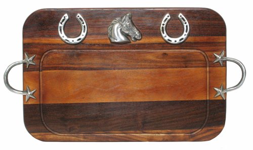 Wood Horse Serving Board 24
