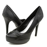 Qupid System56 Platform Pumps Black