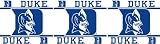 Duke Blue Devils 3-ROLLS WALL PAPER BORDER 5X45'
