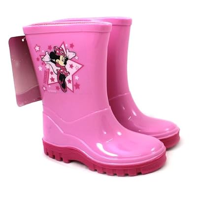Minnie Mouse Wellies / Wellingtons - From UK Child Shoe Size 6 to 12