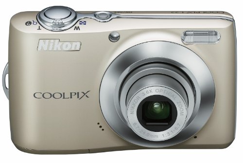 Nikon Coolpix L22 Digitalkamera (12,0 Megapixel, 3,6-fach Weitwinkelzoom, 7,5cm (3,0-Zoll) Display) silber