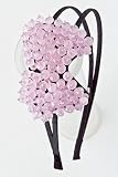 Fashion Hair Accessory ~ Pink Beaded BOW Headband (Style Fh038 Pink)