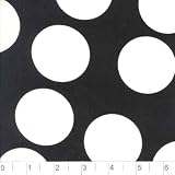Large Polka Dot Black/White